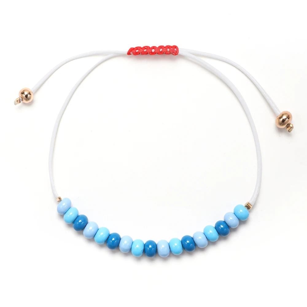 3MM Enamel Y2K Beads Girls Teens Kids Children Colorful Candy Color Beaded Bracelet Women