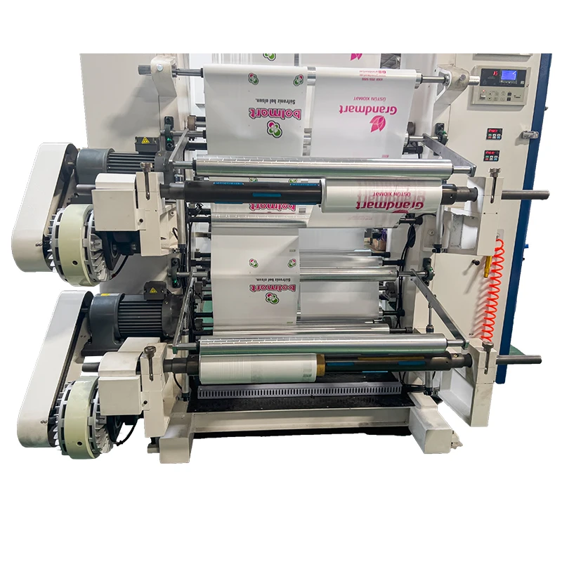 Full Automatic 6 Color Polyethylene Plastic Film Flexo Printing Machine