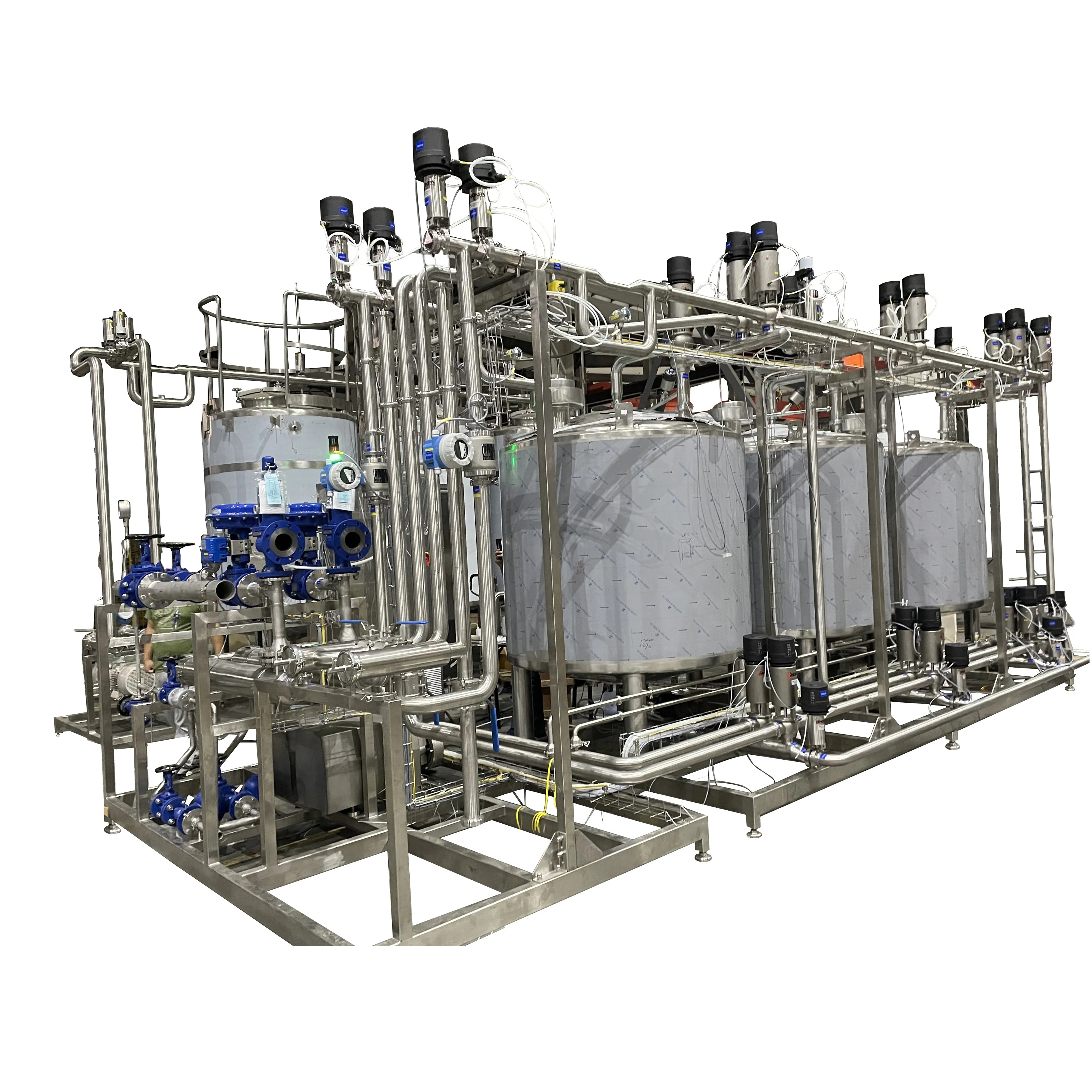 Complete condensed milk plant production line dairy processing machines