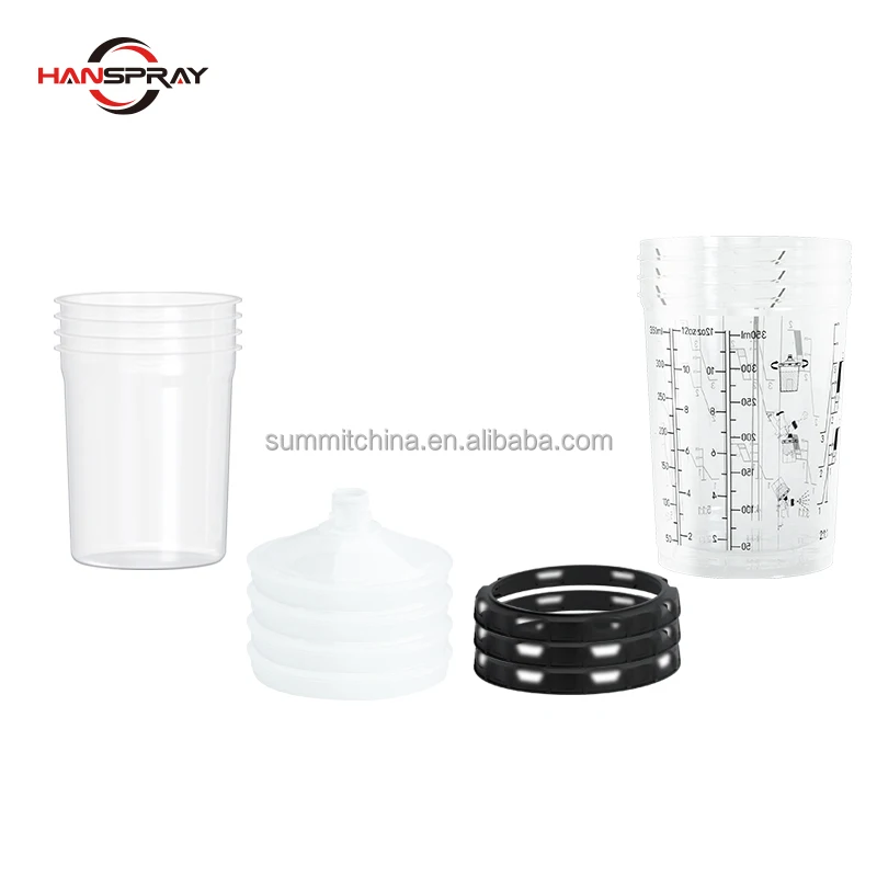 China Wholesale Spray Gun Cup All Model Nozzle Plastic Spray Gun Cup For Car Body