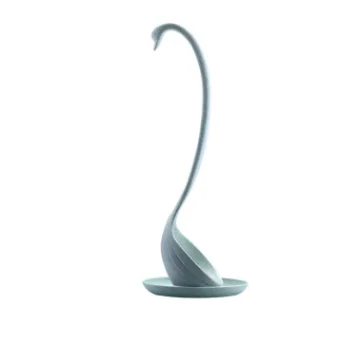 
Soup Creative Wheat Straw Tableware Dinnerware Swan Long Handle Multifunction Spoon Kitchen Tools 