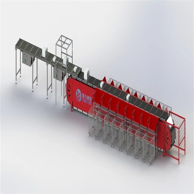linear sorter vertical sorter cross belt sorter for post and courier parcel sorting system with DWS