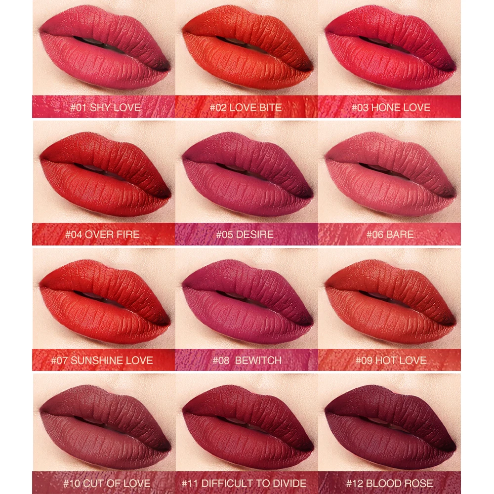 O.TWO.O Factory Direct Sale Makeup Organic Lipsticks Matte Lipstick