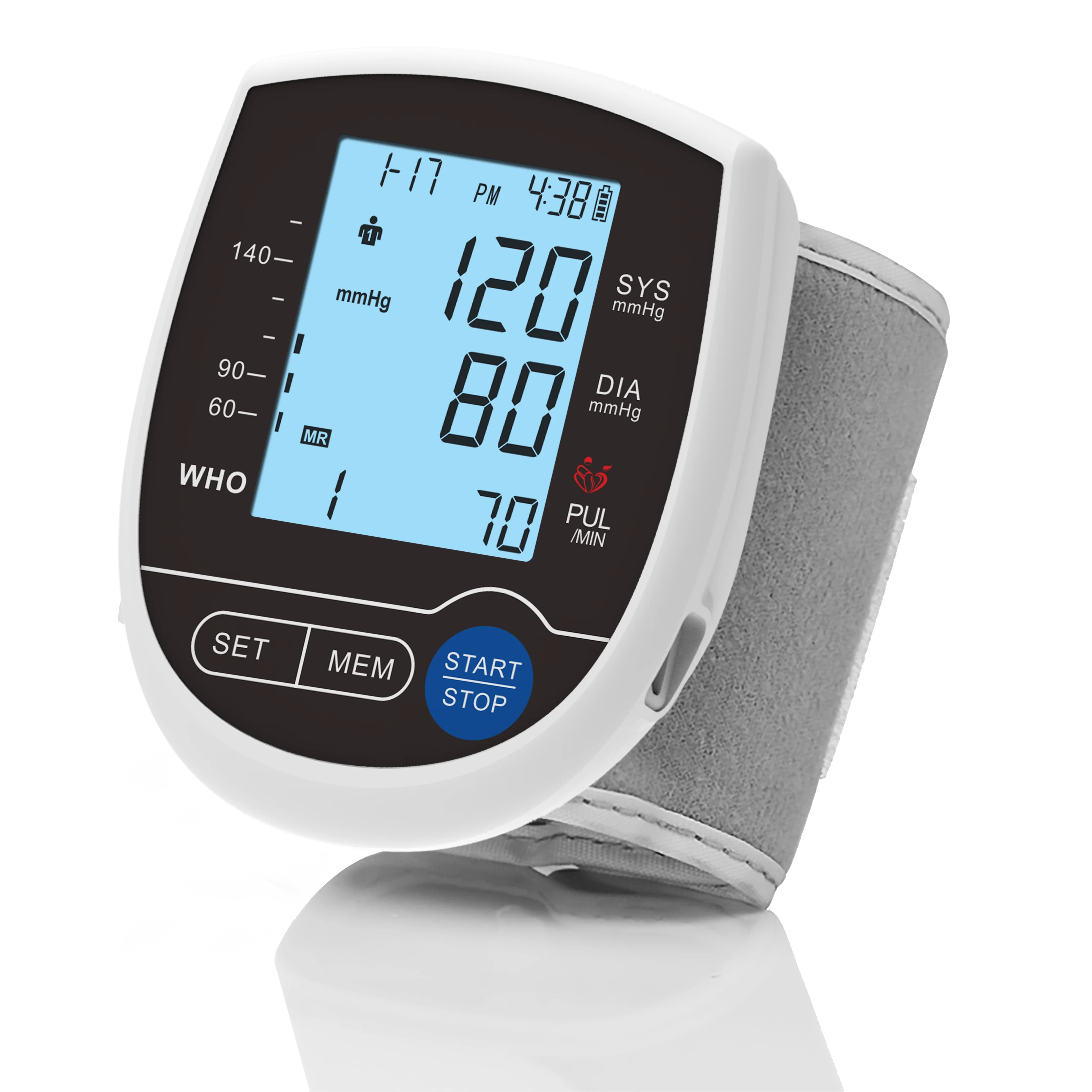 2022 high precision hot sale digital electronic wireless automatic wrist type blood pressure monitor blue tooth BP machine