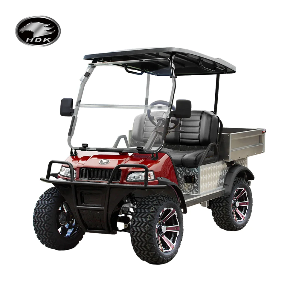 2024 Energy Buggy Trolley Utility Vehicle with Cargo Box UTV ATV 2024 HDK New 48V Prices 1 - 2 Electric Golf Cart