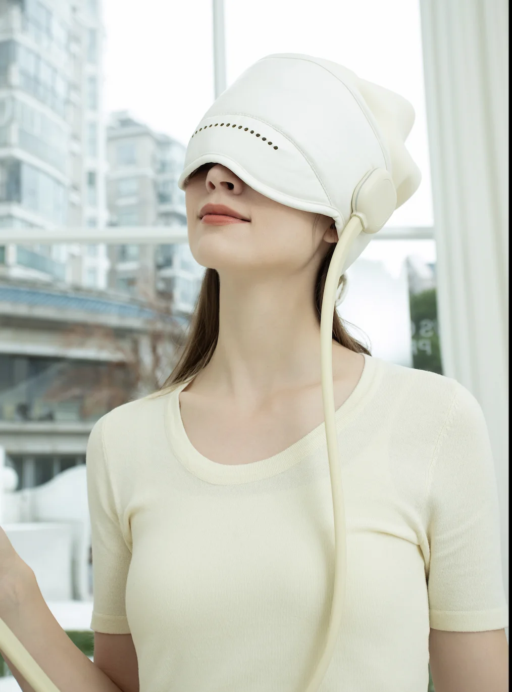 Electric therapy products wireless muscle helmet portable vibrating electric head massager