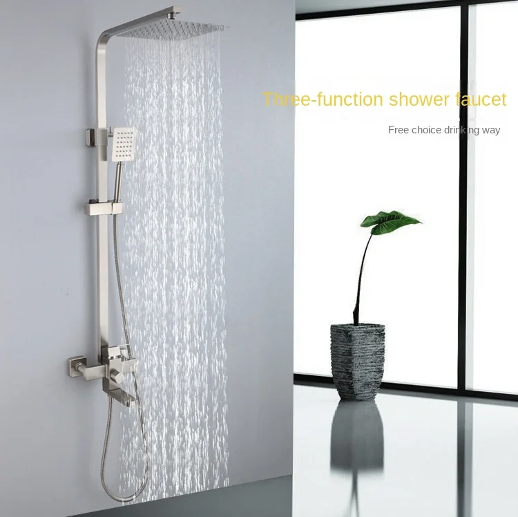 Multi Function Waterfall Types Of Bath And Shower Faucet Handles Bathroom Shower Set