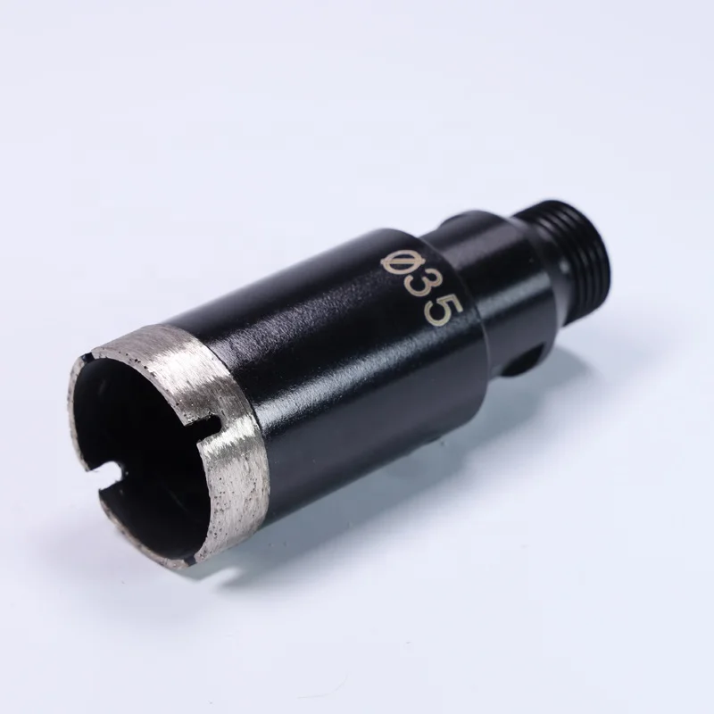 Custom M14&1/2GAS threaded diamond bit High speed ceramic coring bit