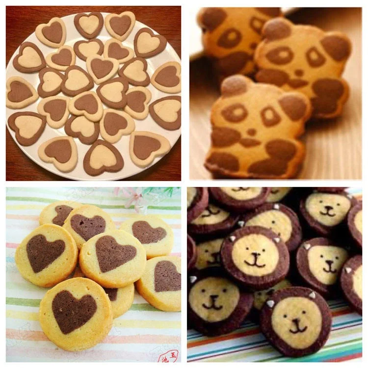 SV-208A automatic stuffed filled cookie maker machine wire cut biscuit making encrusting machine