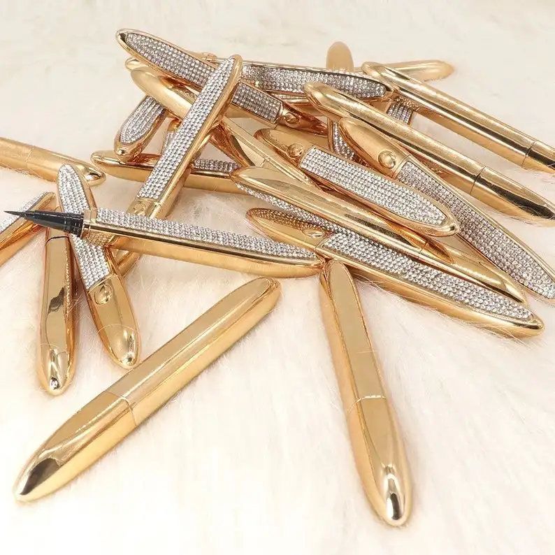 
Top quality wholesale 25mm fluffy mink lashes sticky eyeliner glue pen custom eyeliner boxes cosmetic faux mink lashes 