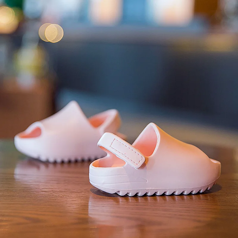 Summer Kids EVA Beach Blank Slippers Slides Baby Indoor