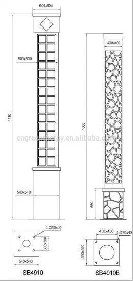 
New hot selling products standing solar lamp for garden made in china 