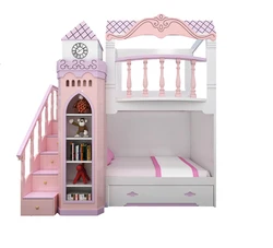 New Arrival kids furniture fantasy children beds  princess single bed girls  single bunk bed double
