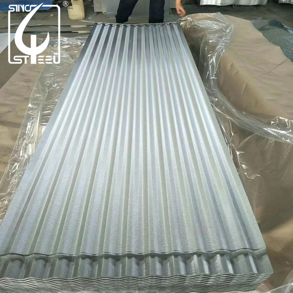 Waterproof Corrugated Aluzinc GL Roofing Sheet From Shandong Sino Steel sheet iron galvanized