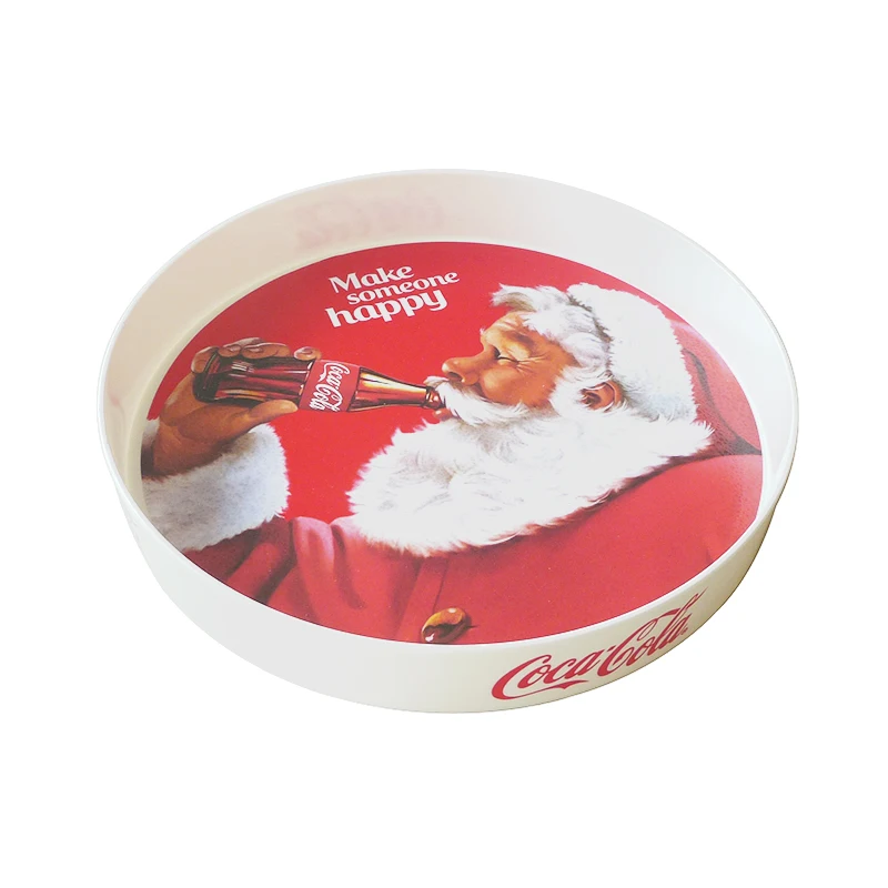 Custom Serving Tray Metal Plastic Metal OEM Brand Beer Tray