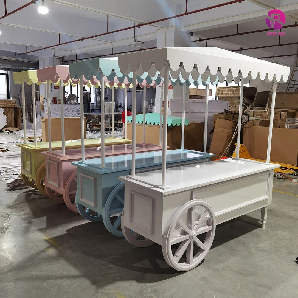 PVC Acrylic candy cart dessert cart food cart party supplies wedding decoration party decor birthday decoration