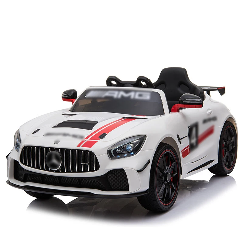 12В перезаряжаемая Игрушечная машина, детская езда на спортивной гоночной машине с MP3 дистанционным управлением, Лицензированная AMG