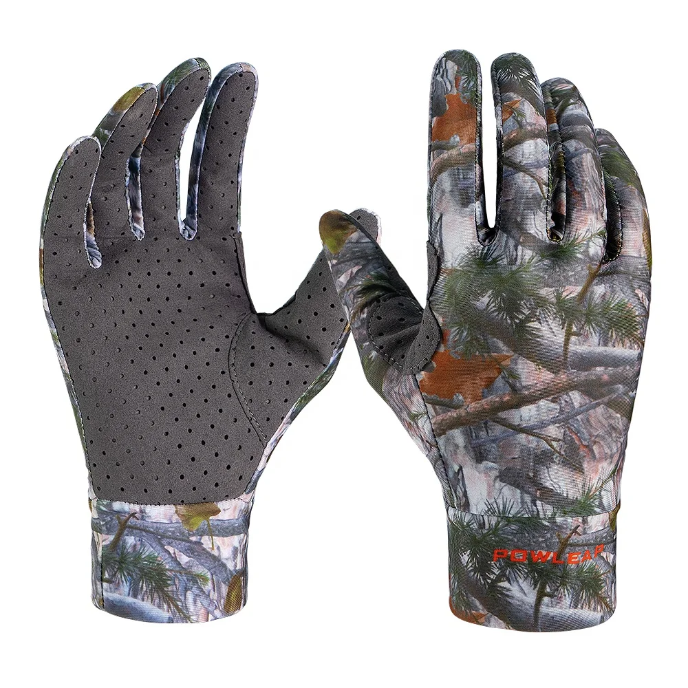 Custom Full Finger Thin Camouflage Hunting Gloves Anti-Slip Quick-Dry Outdoor Hunting Gloves For Shooting Hiking