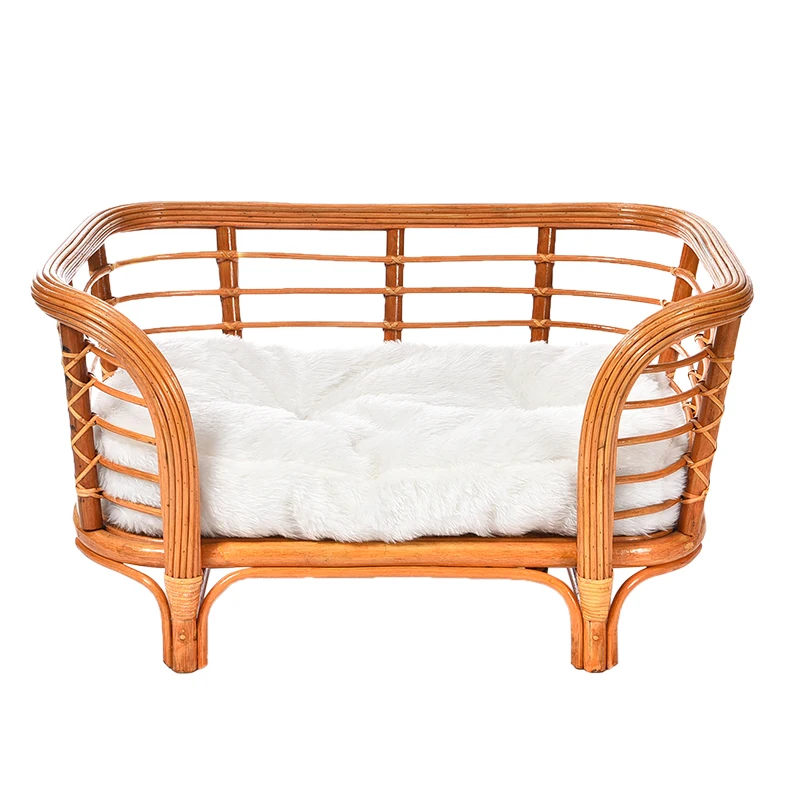 Luxury Elevated Rattan Pet Dog Sofa Bed Pet Beds & Accessories for Dogs 84*55*h44cm Not Support Everyday Time 15-40days 100pcs