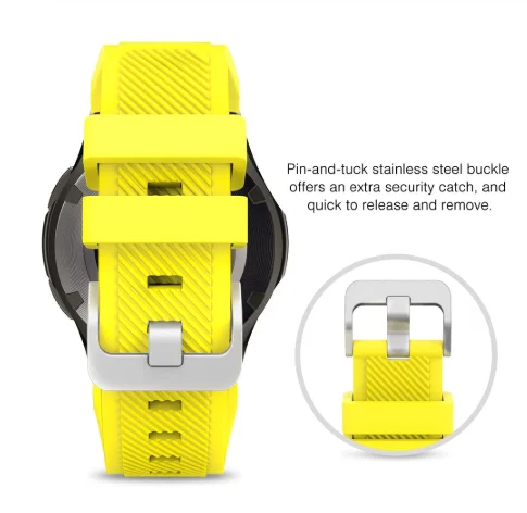 hot sales Promotion Classic Silicone Bracelet Replacement Sport Watch Strap for Samsung Gear S3 Frontier