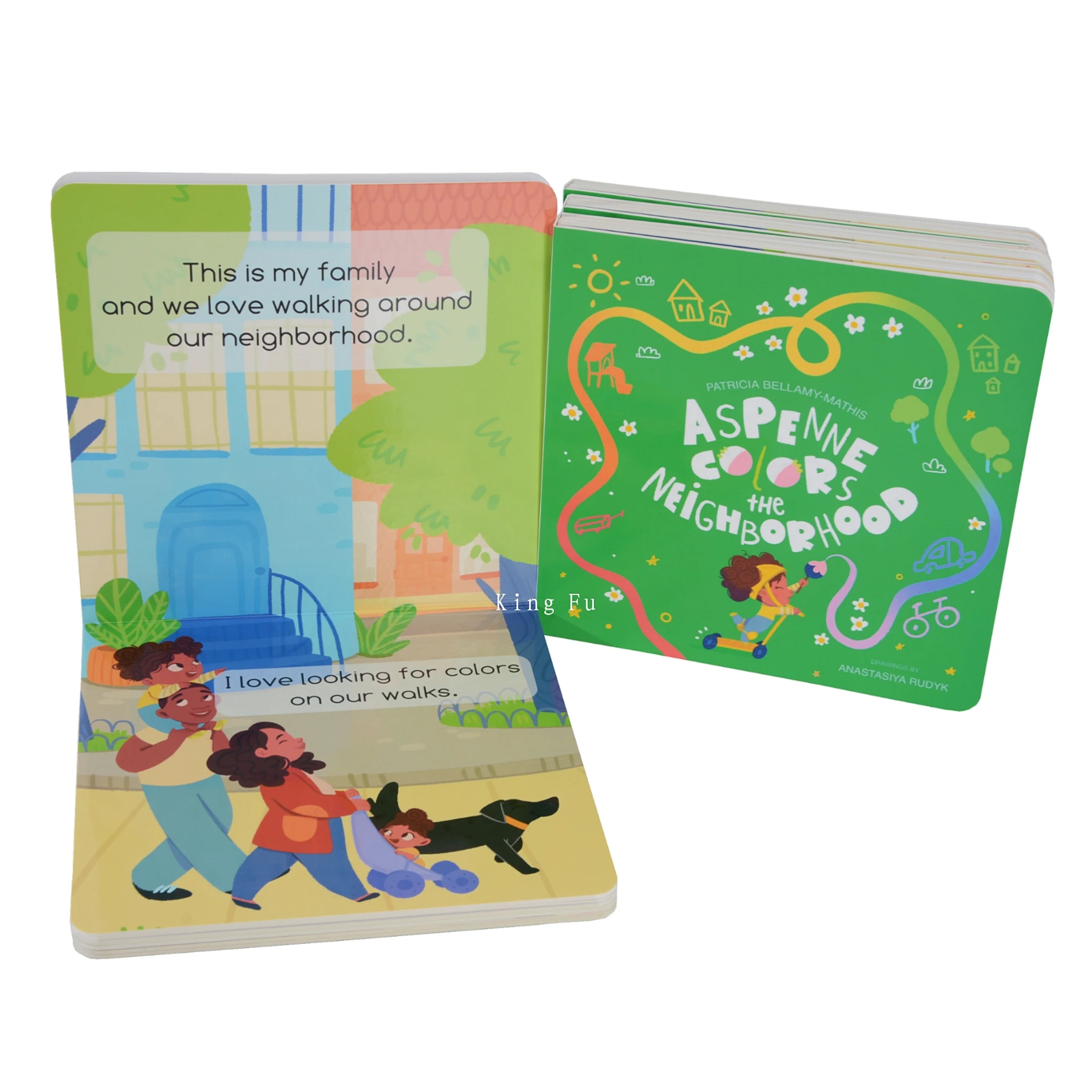 Baby Cardboard Books Printing Full Color Illustrations Picture Book Printing