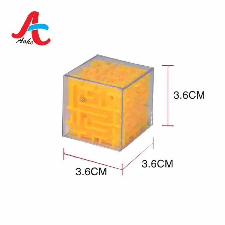 children Brainstorming game  promotion toys kid mini balance cube  mini maze ball toy game