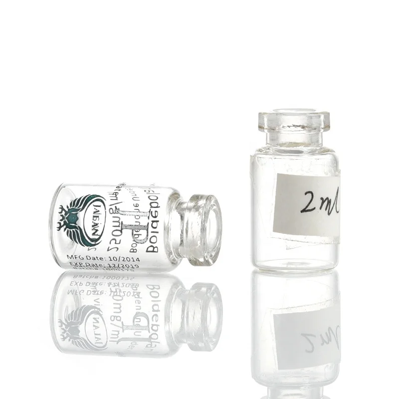 Custom Screen printing 0.5ml glass vial glass ampoule vials wholesale