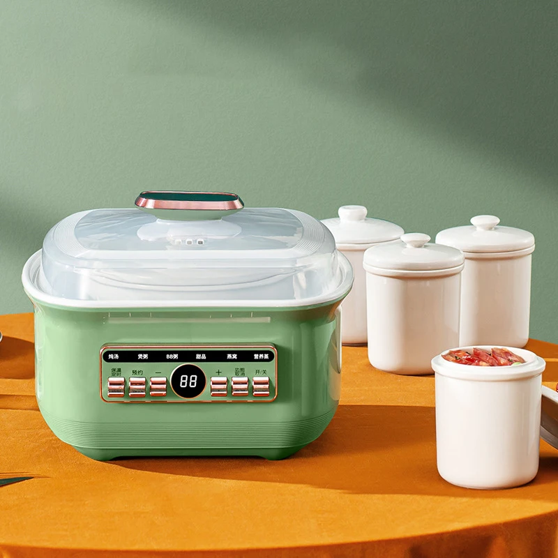 Amazon Hot Selling Sous Vide Ceramic Liner 300w Mini 2L Electric crock pot slow cooker machine