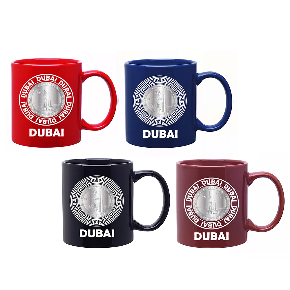 Custom Dubai Skyline United Arab Emirates Uae Ceramic Coffee Mug