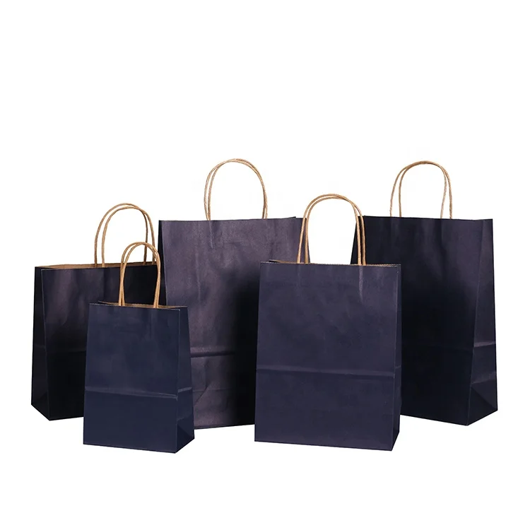Wholesale Customized Printing Durable Recyclable Kraft PaPer Gift Bag For Packing