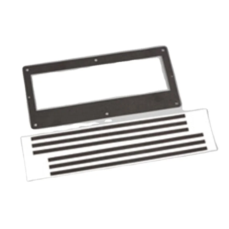 Heat Resistant Sponge Fire Resistant EVA Foam Die Cutting Custom Shape White Gray Single Side Adhesive EVA Neoprene Rubber Foam