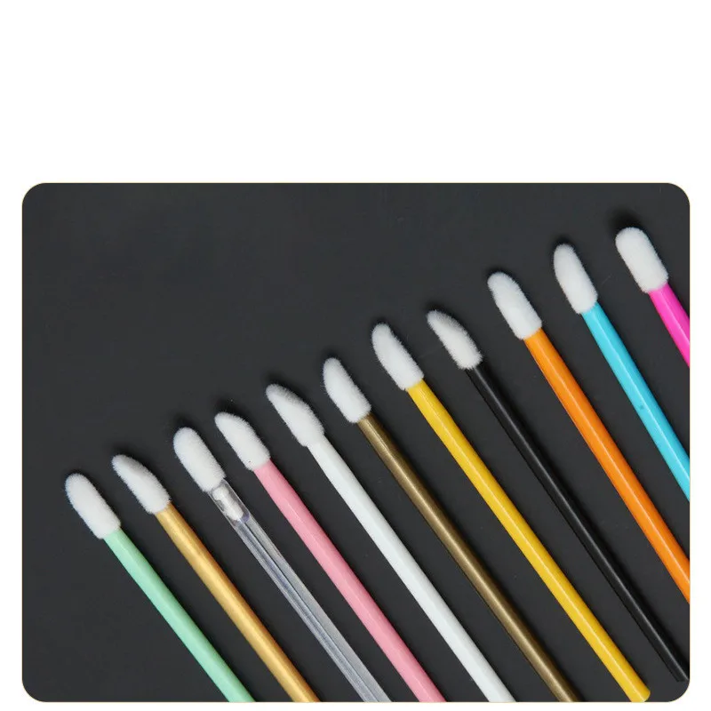 Wholesale Candy Color Makeup Cosmetic Lip Brush Disposable Lip Brush Lipstick Lip Gloss Wands Applicator Make Up Brush Tools