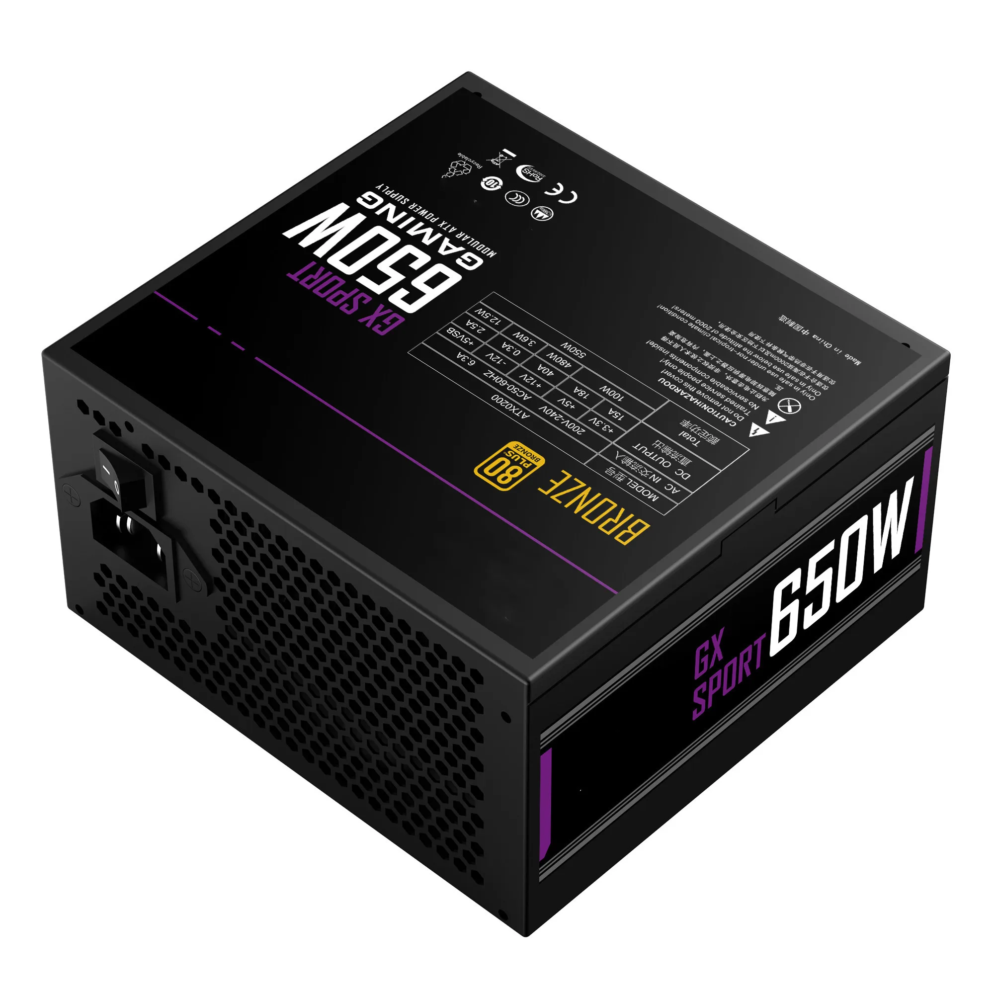 Производитель имеет высокую эффективность 300W 500W 700W 1000W 80 Plus Gold блок питания ATX компьютерный для