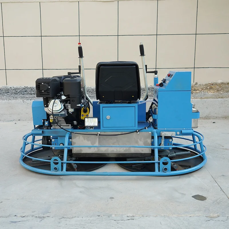 High Quality Construction Gasoline Engine Ride On Power Trowel Concrete Finishing Machine