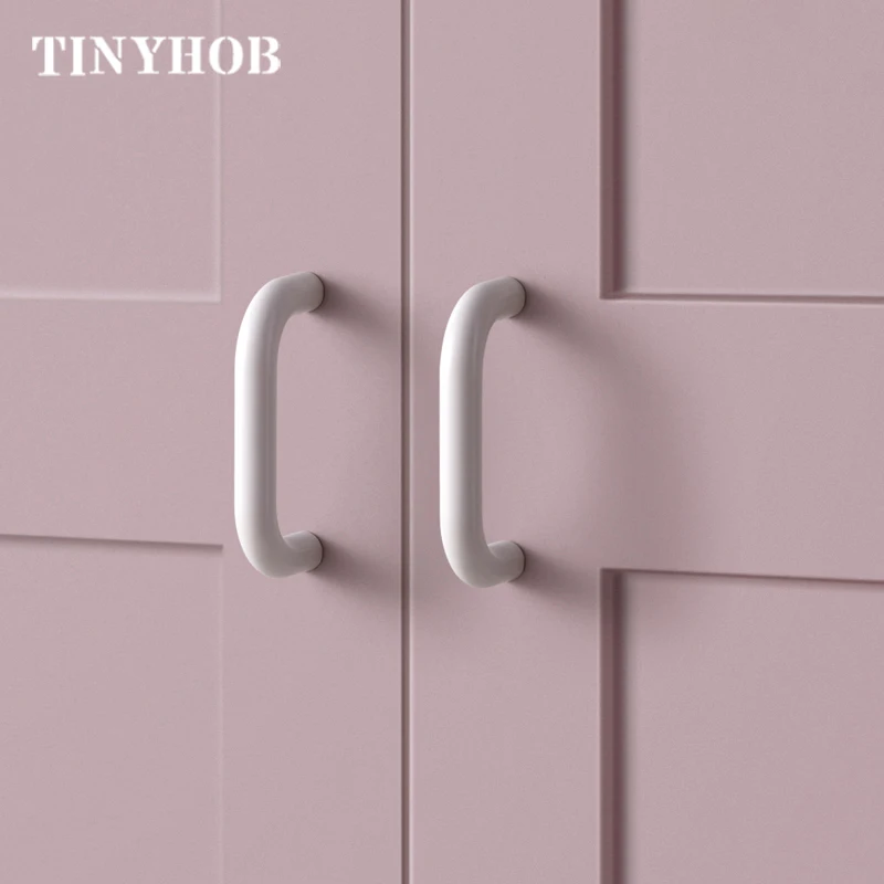 White/Green/Bright Nickel Wardrobe Door Handle Cabinet Simple Furniture Hardware Handle Furniture Hardware Z-4207