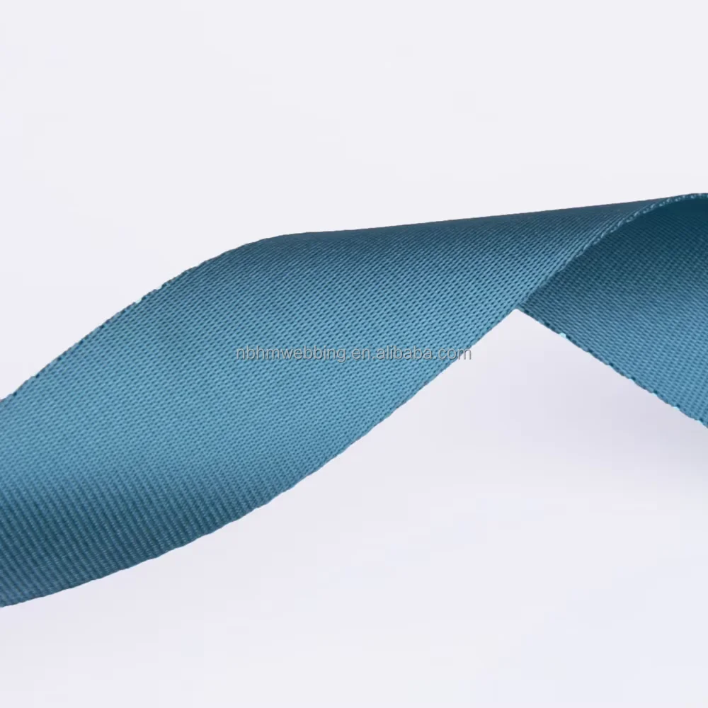 High Quality Nylon Webbing Tape Strap Green Blue Color Different Sizes Coated High Tenacity Plain Weave DIY Dog Leads Wholesale