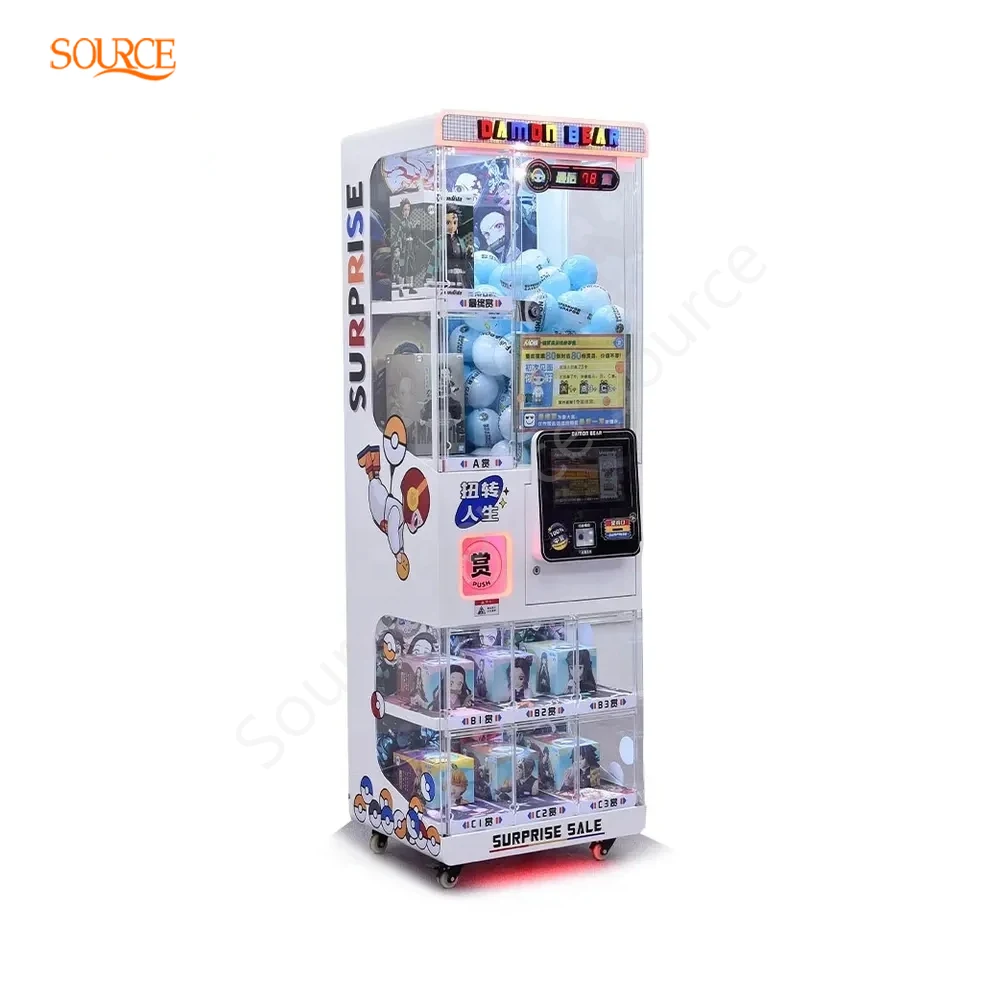 Wholesale New Trends Big Twisted Mini Gashapon Machine Product Vending Machines With Fast Shipping