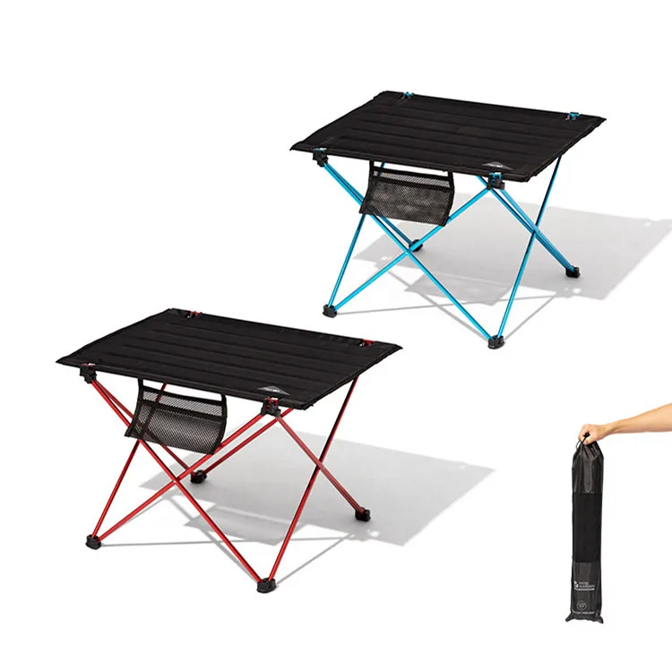 MOBI GARDEN Outdoor portable folding table and chair ultra-light aluminum plate picnic table barbecue camping table