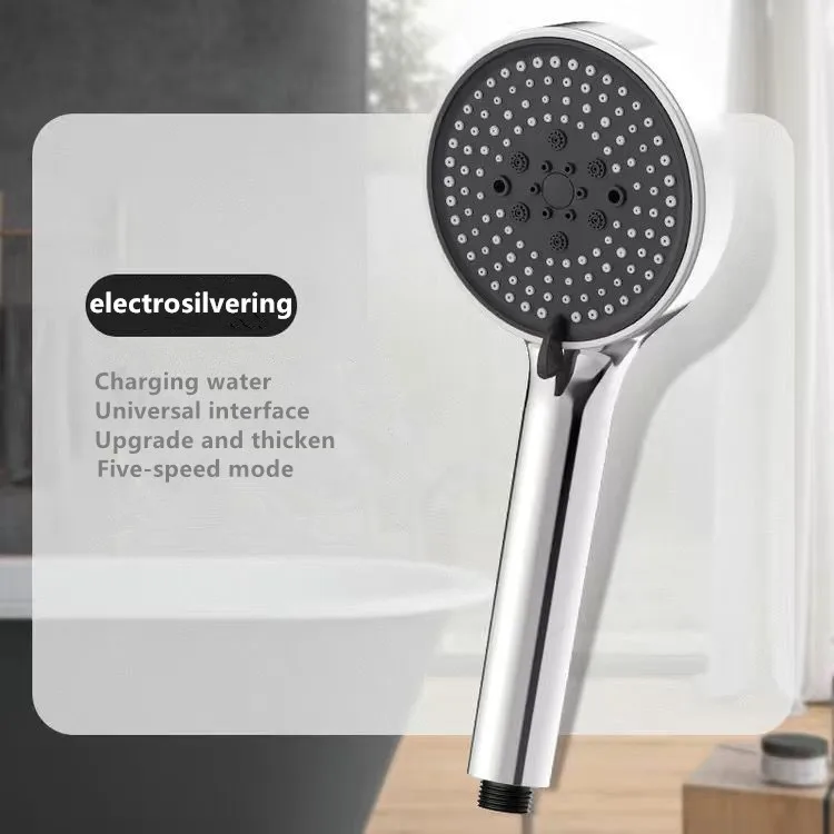 Home bath bath five modes of water drop resistant large panel pressure hand shower