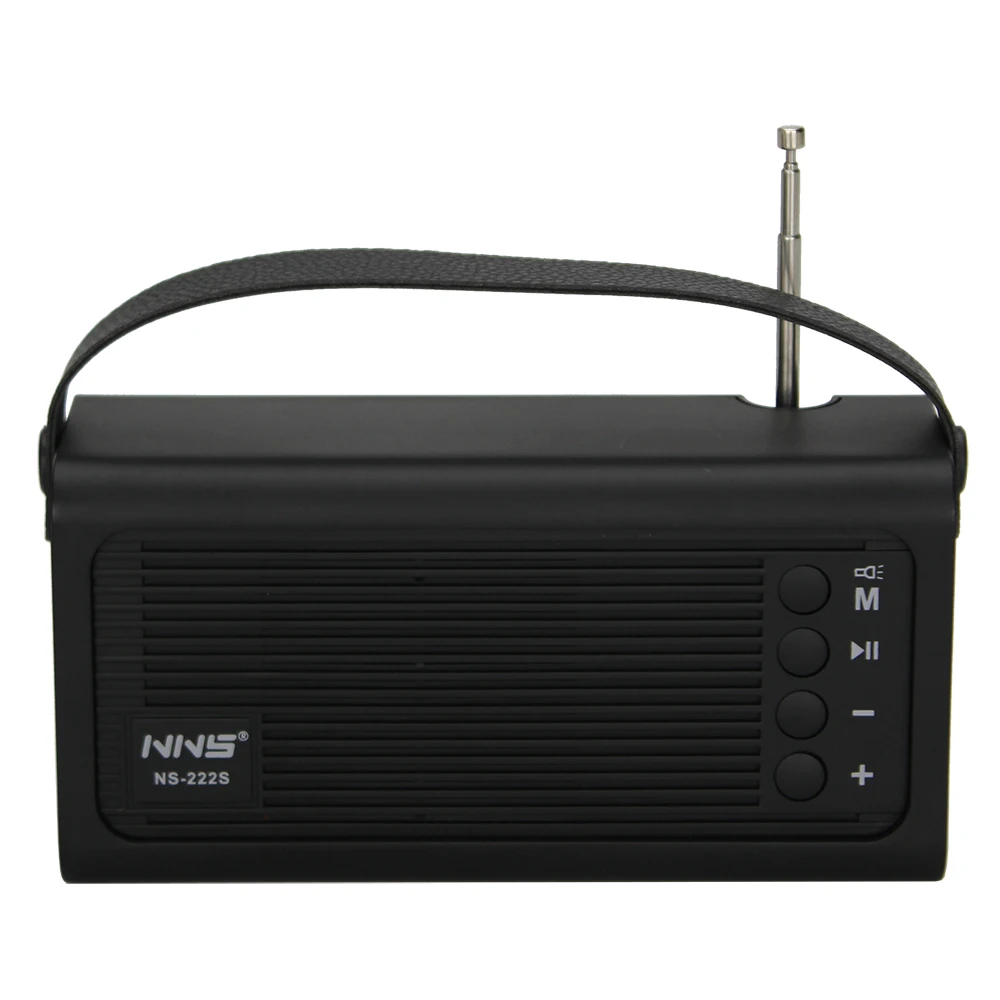 Cheap price USB/TF/B T Rechargeable Wireless Speaker mini Solar Powered FM band Mp3 Player With Torch NS-222S