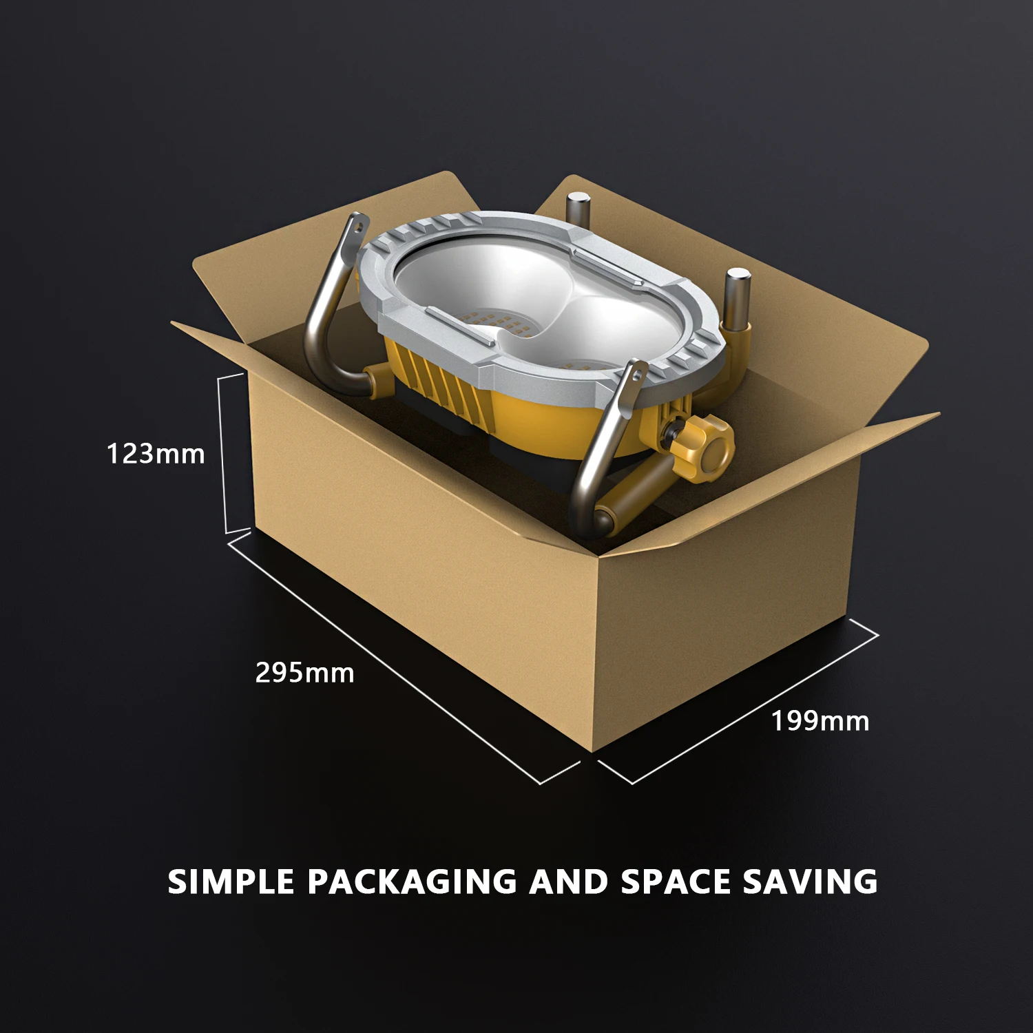 LUXINT Portable 50w Emergency Rechargeable Work Led Flood tool Light outdoor portable working light