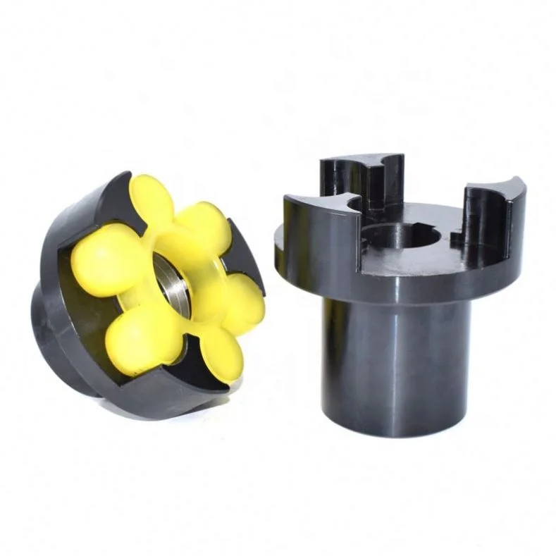 ML Flexible Coupling Flexible Pump Rubber Coupler Plum Blossom shaft couplings with steps shaft bore size can be customized
