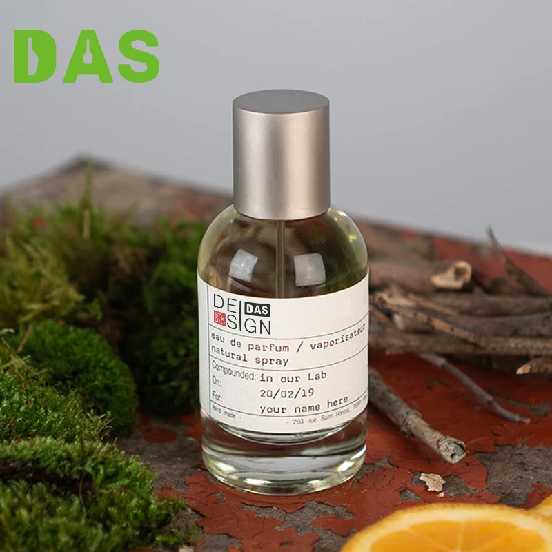 DAS New Design Cologne Bottles For Men Round Glass Spray Bottle Perfume 30 ml 50 ml 100 ml With Metal Cap