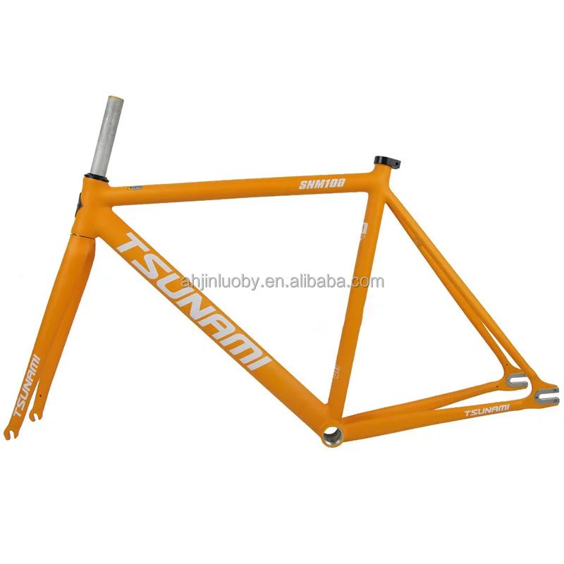 Manufacturer Supply High Quality Aluminum Alloy Fixed Gear Bicycle Frame 700C Road Fixie Bike Frame