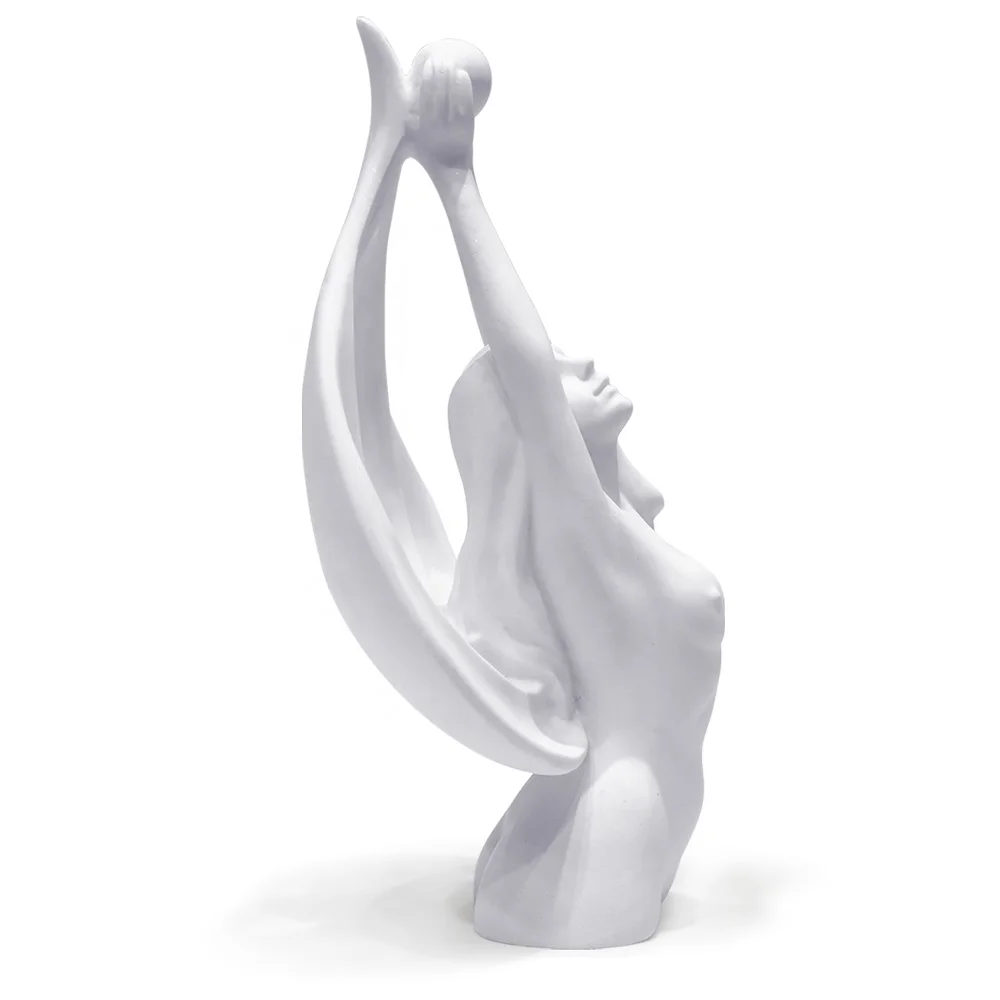 Suanti hotel resin art figurine sculptures decoration living room statue custom indoor modern nordic luxury home decor