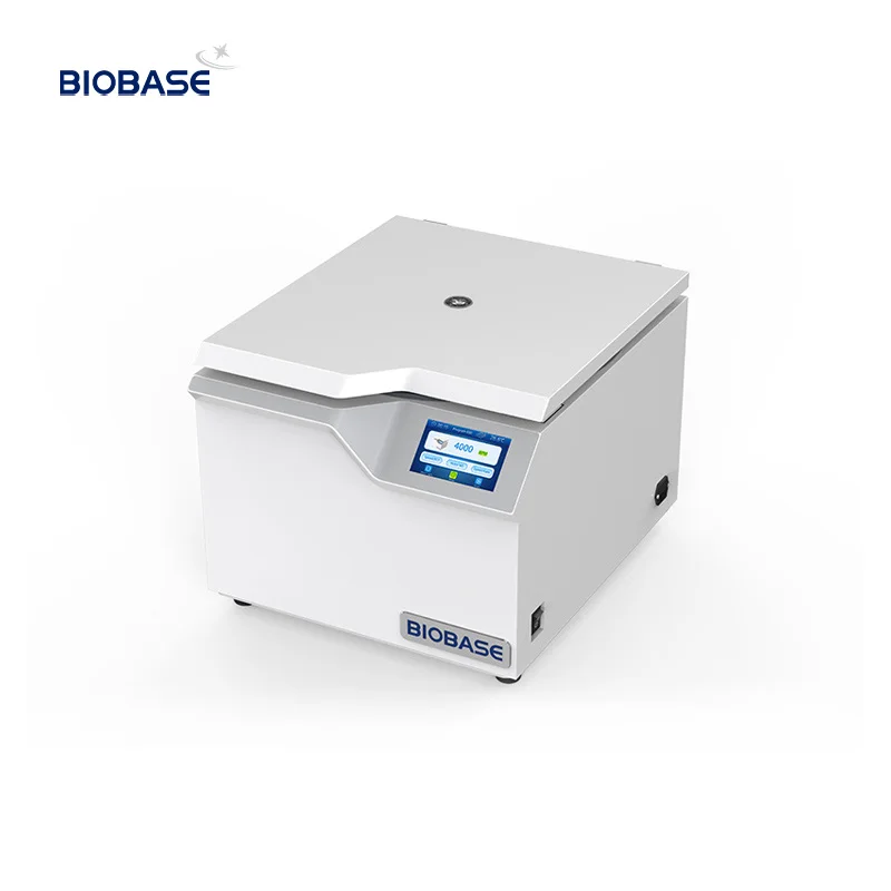 BIOBASE China Factory Automatic Uncovering Centrifuge 4000rpm 48*7/5/3ml Table Top Low Speed Centrifuge