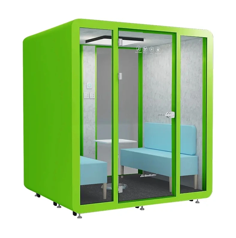 Portable Easy Movable Soundproof Acoustic Booth Vocal Recording Booth Office Phone Booth Meeting Pod