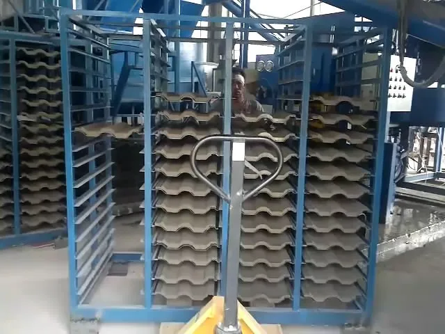 Kaidong KQ8-128 Tile Making Machine concrete Roof tile making Machine for sale