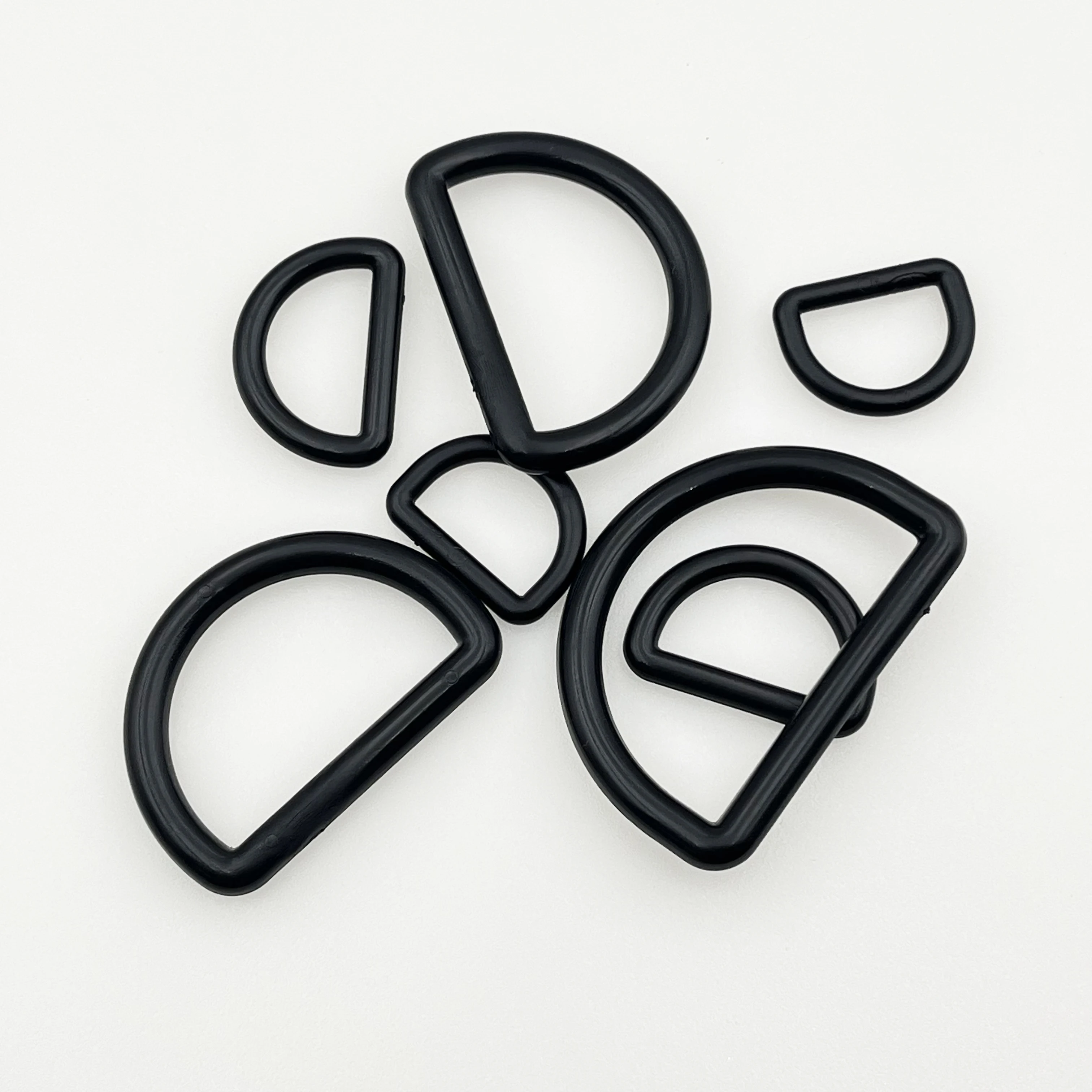 Hot Sell Swivel Clip D Ring Loop D Rings Plastic Ladder Lock  Accessories for Webbing Strap Clasp Backpack Belt Bag Accessory