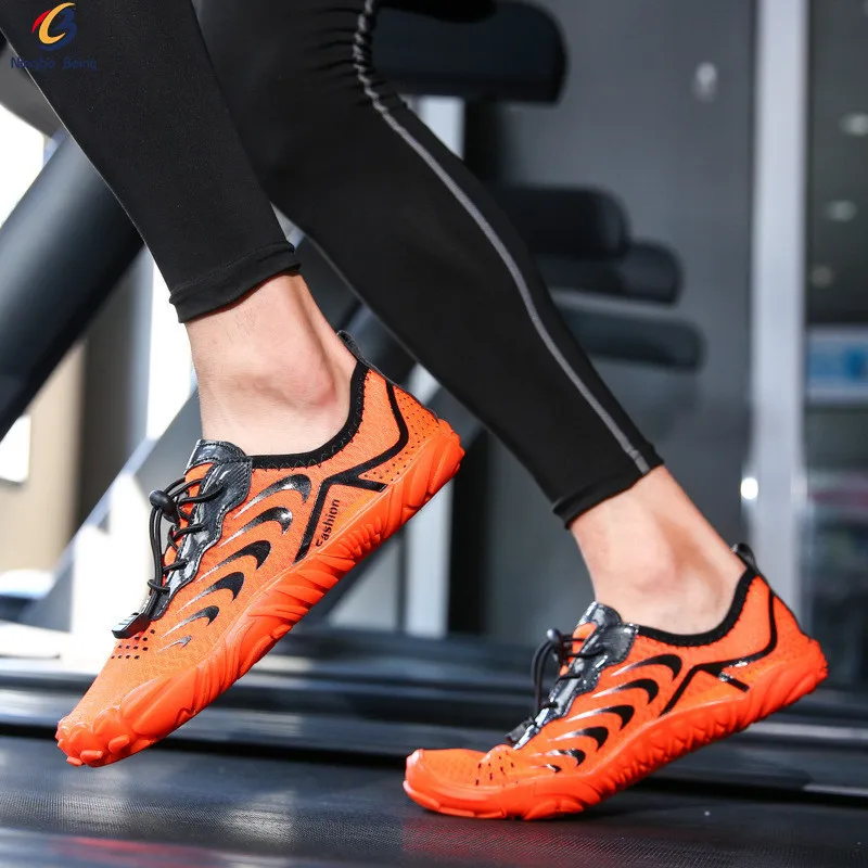 New arrival big size 35-45 fashion design water mens running shoes sport boys swimming shoes aqua shoes